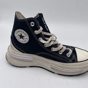 Converse Run Star Legacy CX Black Canvas Hi Top Women's Size 8 EUC CLEANED